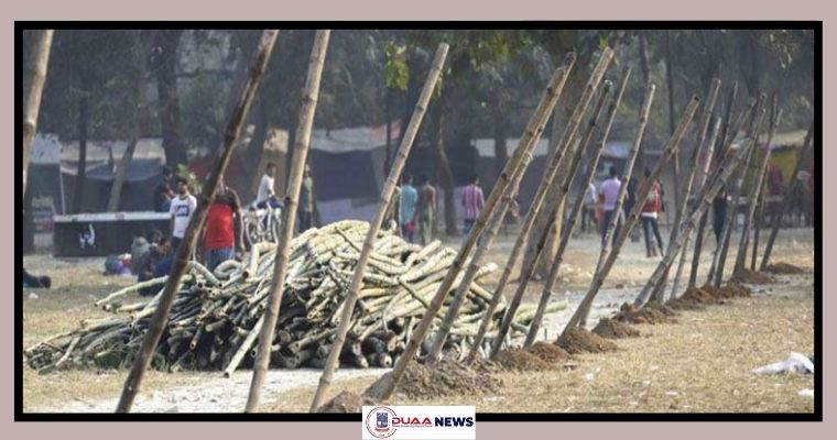 সোহরাওয়ার্দী উদ্যানে বইমেলার কাজ বন্ধ